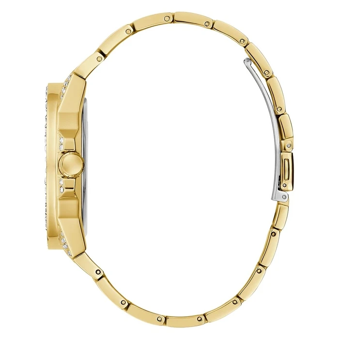 Ανδρικό Ρολόι Guess Gw0516G2 (44mm) Μεταλλικό Μπρασελέ Χρυσό