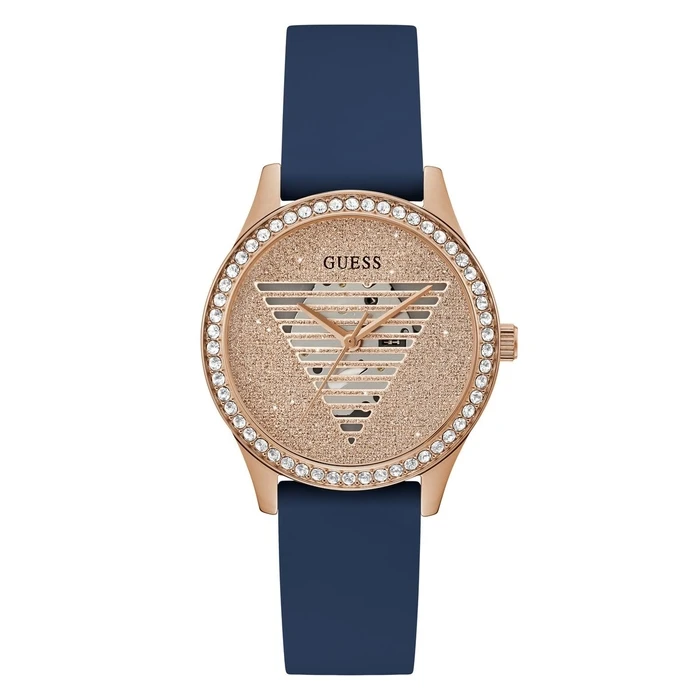 Γυναικείο Ρολόι Guess Gw0530L3 (38mm) Καουτσούκ Λουράκι Μπλε