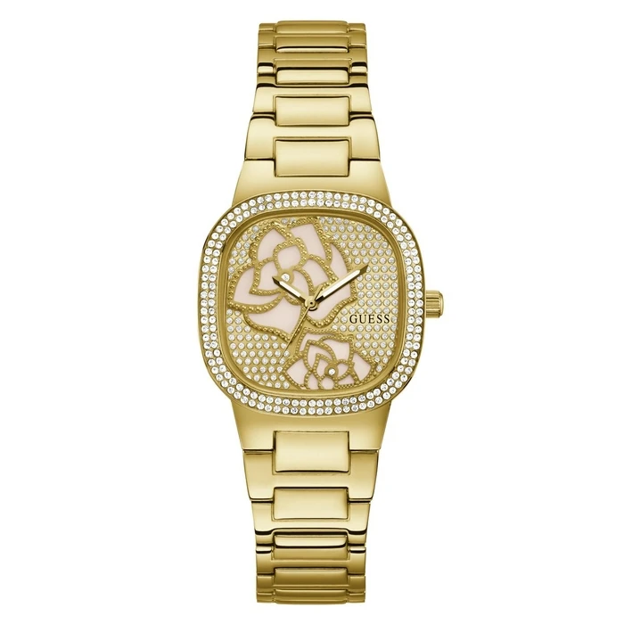 Γυναικείο Ρολόι Guess Gw0544L2 (32mm) Μεταλλικό Μπρασελέ Χρυσό