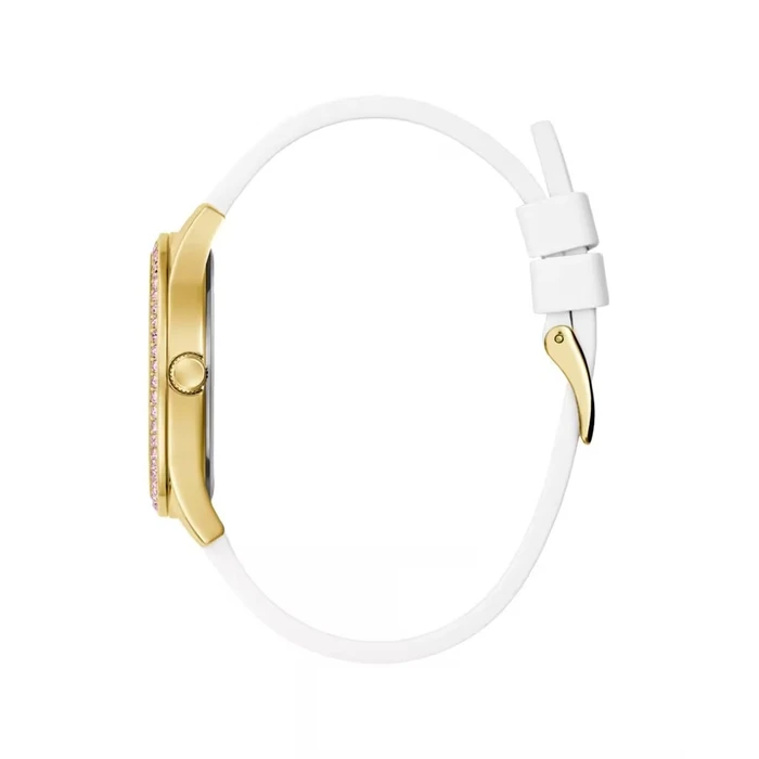 Ανδρικό Ρολόι Guess Gw0589L1 (40mm) Καουτσούκ Λουράκι Λευκό