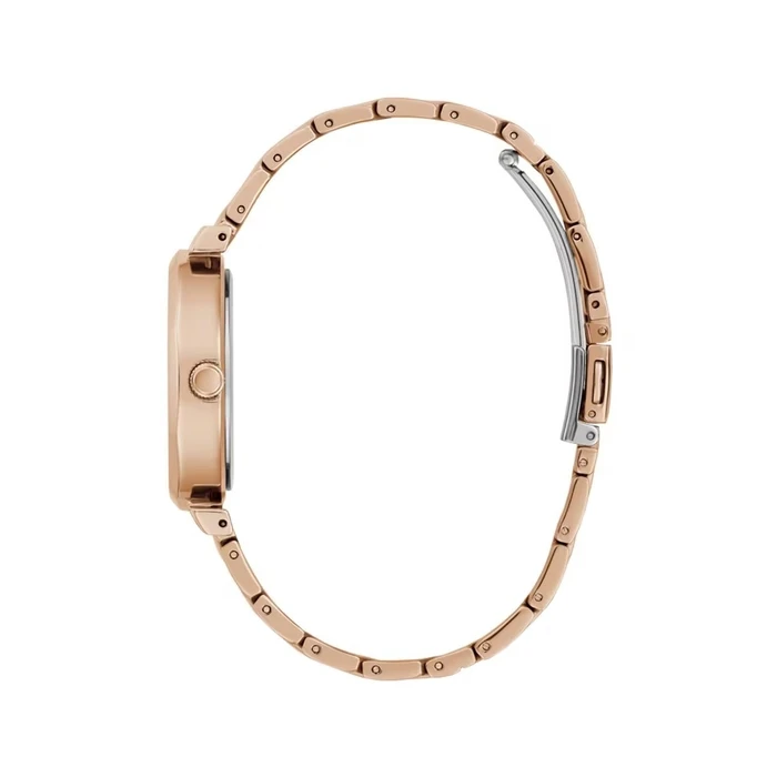 Γυναικείο Ρολόι Guess Gw0613L3 (34mm) Μεταλλικό Μπρασελέ Ροζ