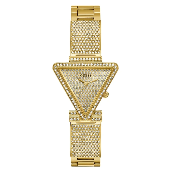 GUESS Women's Watch GW0644L2 (34MM) - Gold Stainless Steel, Grey Dial, Quartz Analog