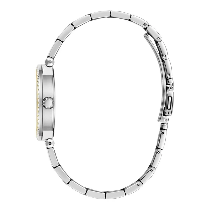 Γυναικείο Ρολόι Guess Gw0686L2 (32mm) Μεταλλικό Μπρασελέ Χρυσό