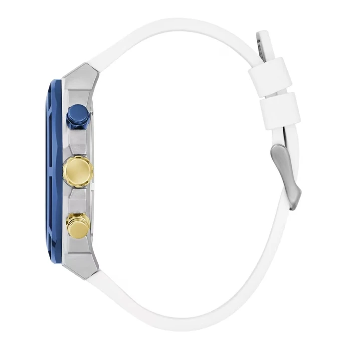 Ανδρικό Ρολόι Guess Gw0713G1 (47mm) Καουτσούκ Λουράκι Μπλε