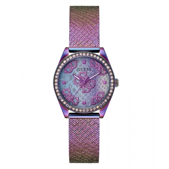 Γυναικείο Ρολόι Guess Gw0748L3 (32mm) Μεταλλικό Μπρασελέ Πολύχρωμο