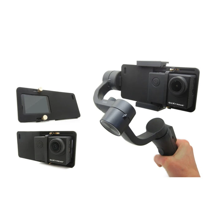 Gimbal Κινητών GoXtreme 2-In-1 3-Axis Dual Gx4 With Tracker and Action Cameras