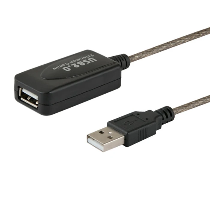 Καλώδιo USB Savio CL-130 active port extension 10m 2.0-A male 2.0-A female Black