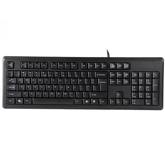 Πληκτρολόγιο Ενσύρματο A4Tech KR-92 USB QWERTY English Black UK