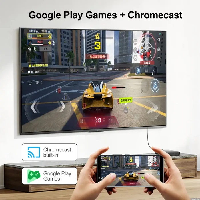 H96 MAX TV Box S905L3 4K 2GB RAM 16GB ROM Android 14 WiFi Bluetooth