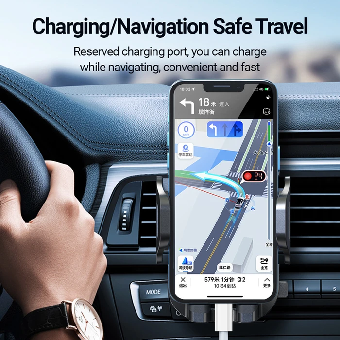 Βάση Smartphone Αυτοκινήτου Celebrat HC-23 για αεραγωγούς, Μαύρη