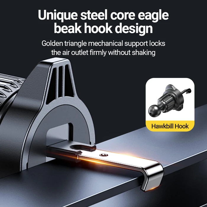 Βάση Smartphone Αυτοκινήτου Celebrat HC-23 για αεραγωγούς, Μαύρη