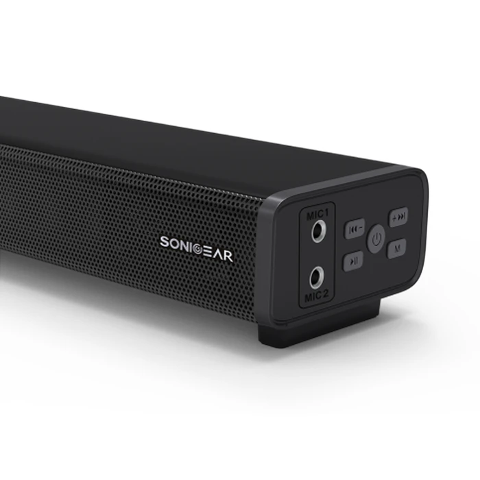 SONICGEAR Soundbar 2.0 Bluetooth & HDMI 120W Μαύρο - SB-HD3202