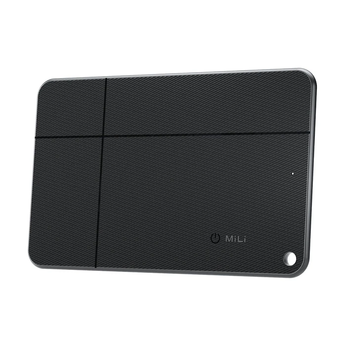 MILI ψηφιακή επαγγελματική κάρτα & tracker MiCard Duo για iOS & Android συσκευές NFC Bluetooth μαύρο