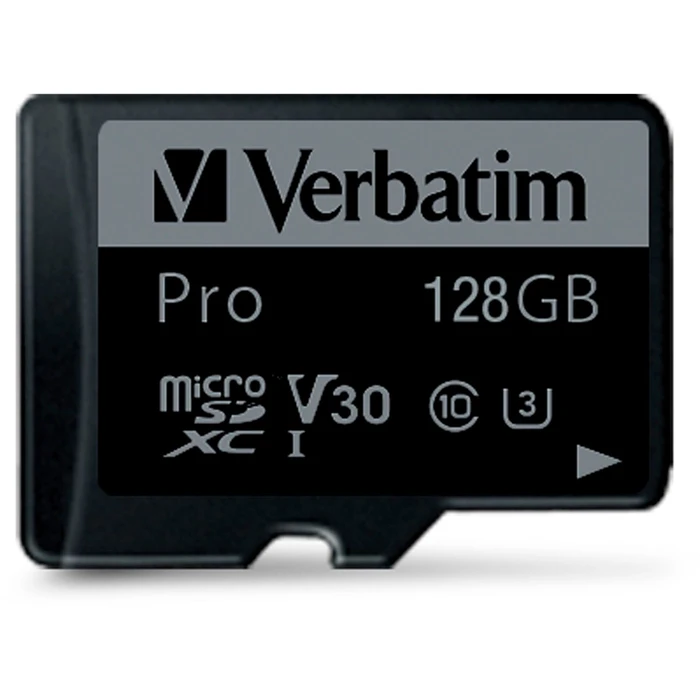 Κάρτα Μνήμης microSDXC 128GBVerbatim Pro Class 10 UHS-I incl Adapter