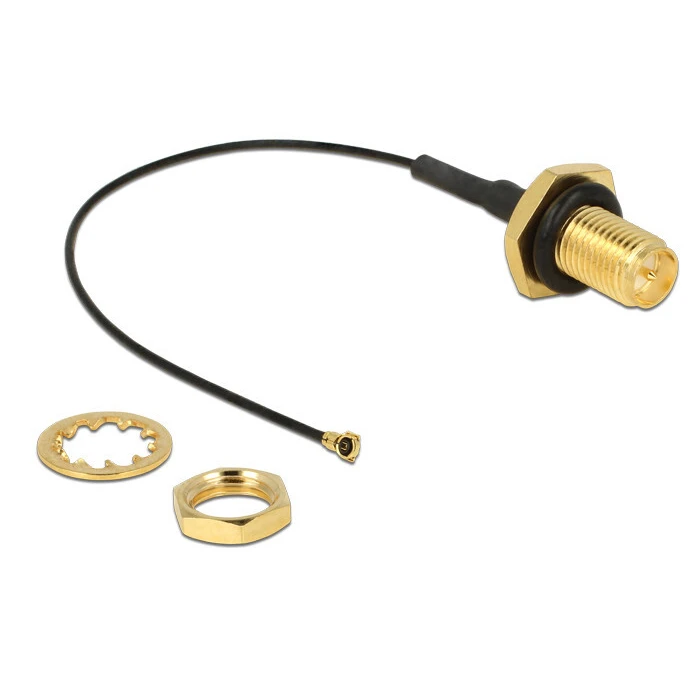 Καλώδιο Δικτύου HF Delock RP-SMA toMHF Bu/St 0.1m