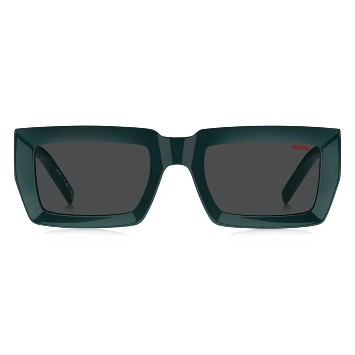 HUGO Men's Sunglasses HG-1310-S-MR8 — Grey Lens, Green Frame, 54/23/145 mm, Category 3 UV400