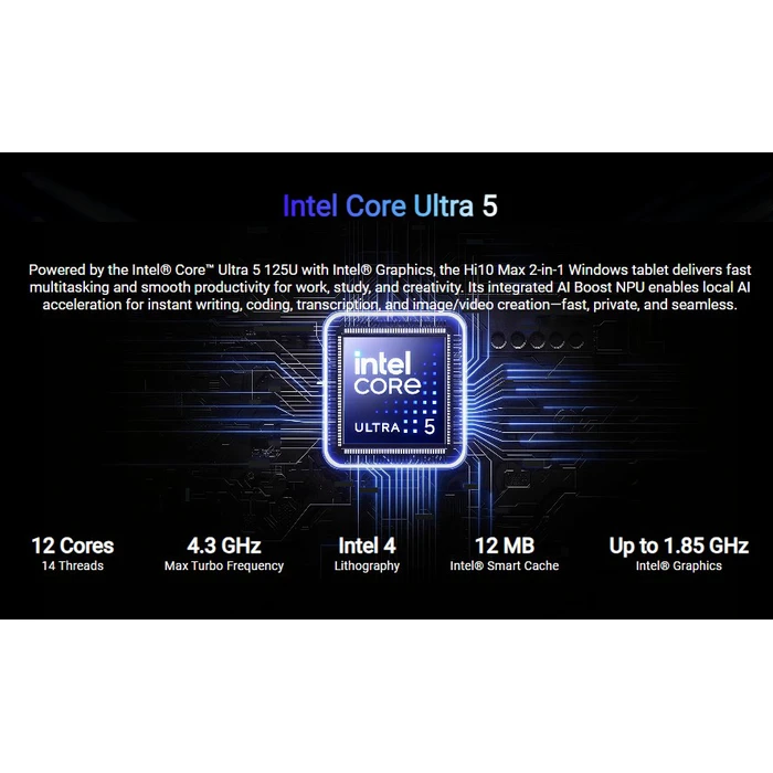 CHUWI Hi10 Max tablet 12.96" 12GB/512GB με πληκτρολόγιο & θήκη kickstand, Windows 11 Pro, Γκρι