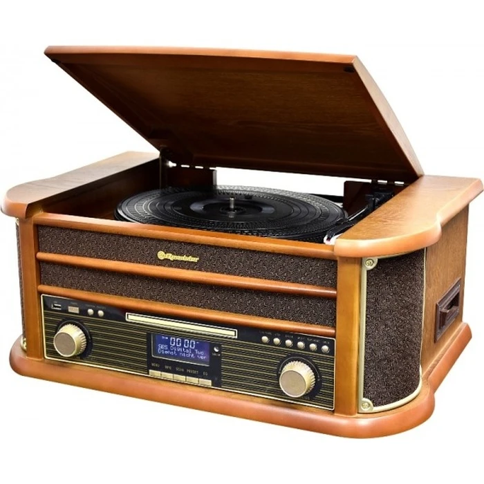 Πικάπ Roadstar Vintage Ξύλινο CD/USB/Ράδιο/Κασέτα HIF-1993BT+DAB