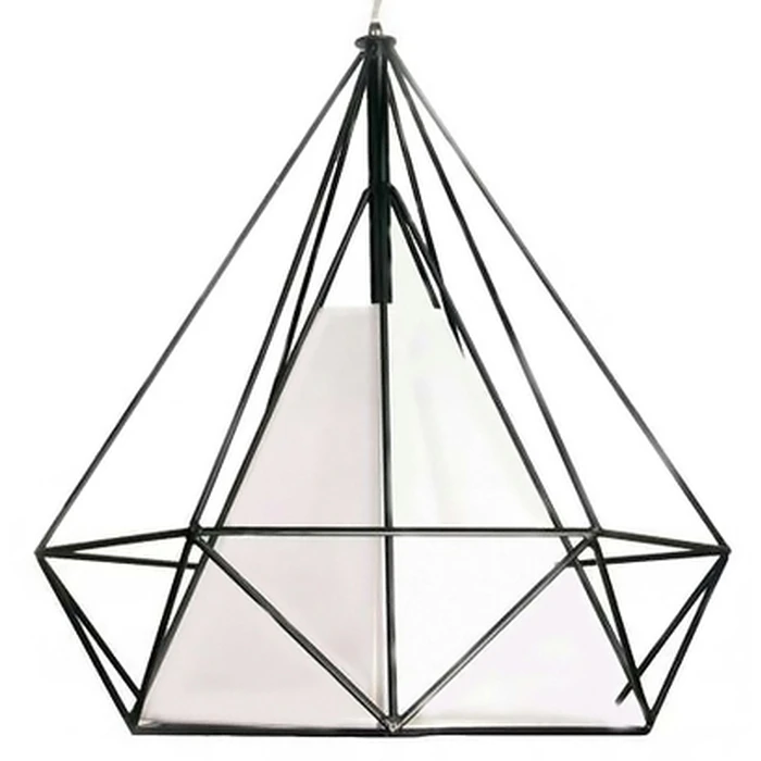 Φωτιστικό Οροφής Powertech HLL-0005, E27, Φ27, μεταλλικό, λευκό-μαύρο