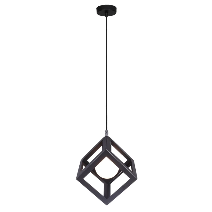 Φωτιστικό Οροφής Powertech HLL-0011, E27, 16x16x16cm, μεταλλικό, μαύρο