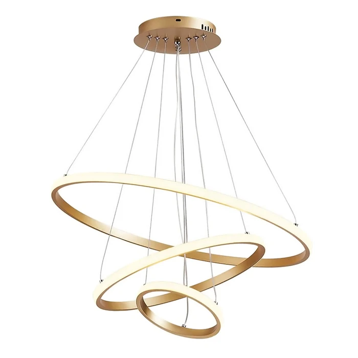 Φωτιστικό Οροφής Powertech LED HLL-0078, 44W, 3800lm, 60x60cm, χρυσό