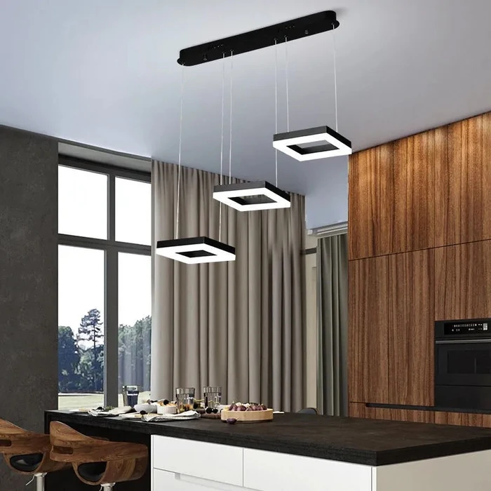 Φωτιστικό Οροφής LED Powertech HLL-0103 35W 4000K 70x120cm μαύρο