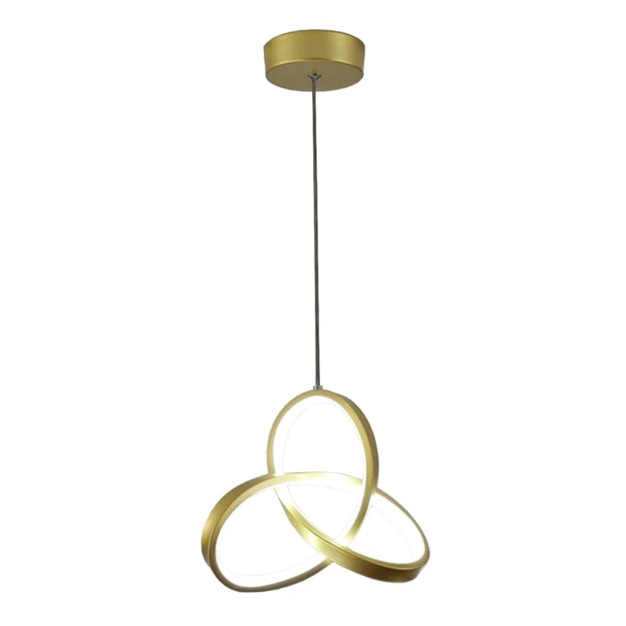 Φωτιστικό Οροφής LED Powertech HLL-0122 15W 4000K Φ22cm x 1m χρυσό