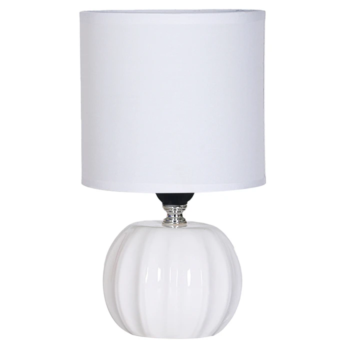 Επιτραπέζιο Φωτιστικό Powertech HLL-0139, E27, Κεραμική Βάση, Λευκό