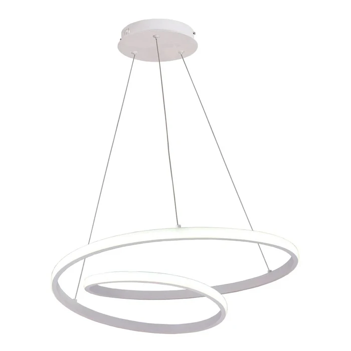 Φωτιστικό Οροφής Powertech LED HLL-0153, 25W, 4000K, Φ40Cm, 1M, Λευκό