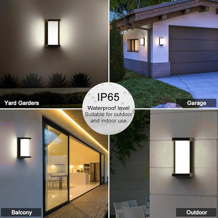 Φωτιστικό Τοίχου LED Powertech Hll-0166, 12W, 4000K, 960Lm, Ip65, Μεταλλικό, Μαύρο