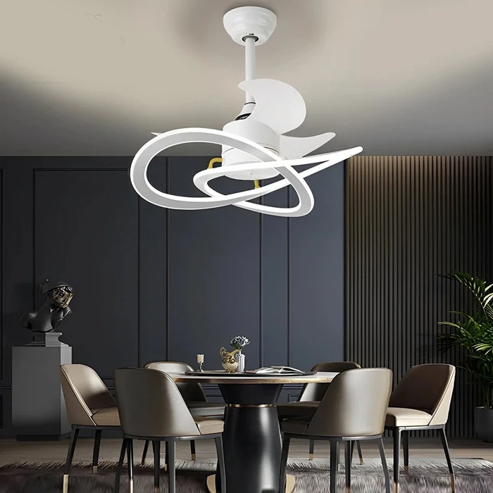 Ανεμιστήρας Οροφής Powertech Hll-0175 Με LED Φως, 96W, Φ60X25Cm, Λευκός