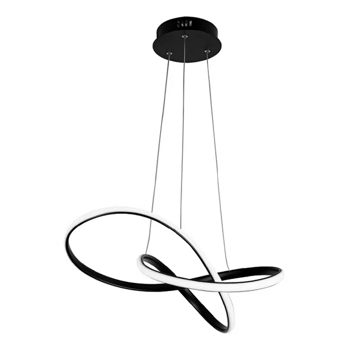 Φωτιστικό Οροφής Powertech LED Hll-0180, 50W, 4000K, Φ60cm X 120cm, Μαύρο