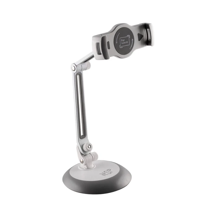 Βάση Tablet NSP UNIVERSAL γραφείου κινητών/ IPAD αλουμινίου λευκό 4.0? έως 12.9?