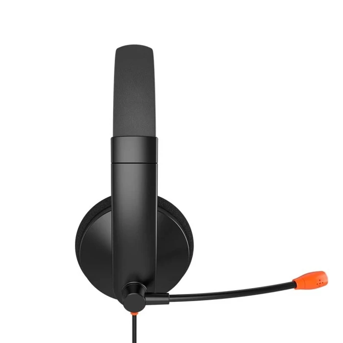 Multimedia Ακουστικά Meetion HP002U Ενσύρματο USB / Μαύρο