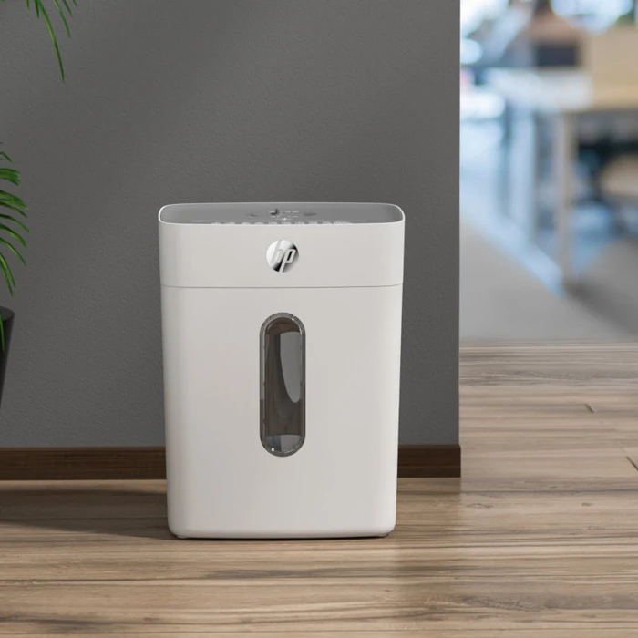 Καταστροφέας Εγγράφων HP OneShred 12CC 2802 με συνδετήρες και καρτών Cross Cut P4