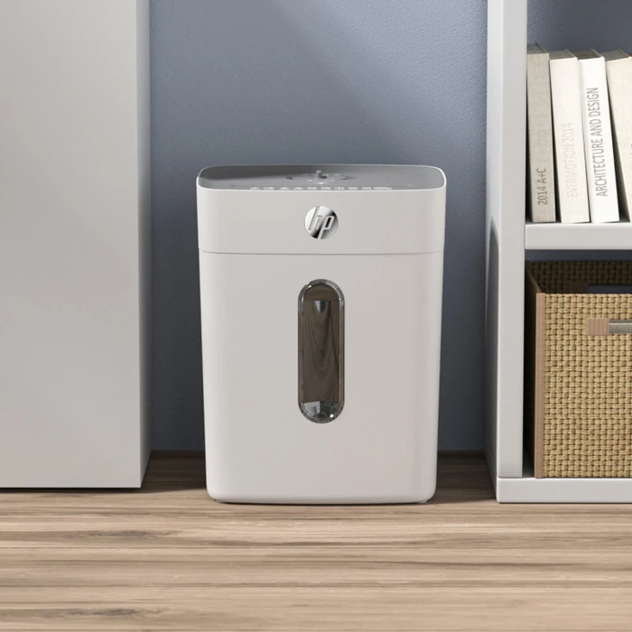 Καταστροφέας Εγγράφων HP OneShred 12CC 2802 με συνδετήρες και καρτών Cross Cut P4
