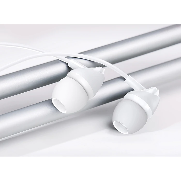 Handsfree Ακουστικά Usams EP-39, 10mm, 1.2m, λευκά