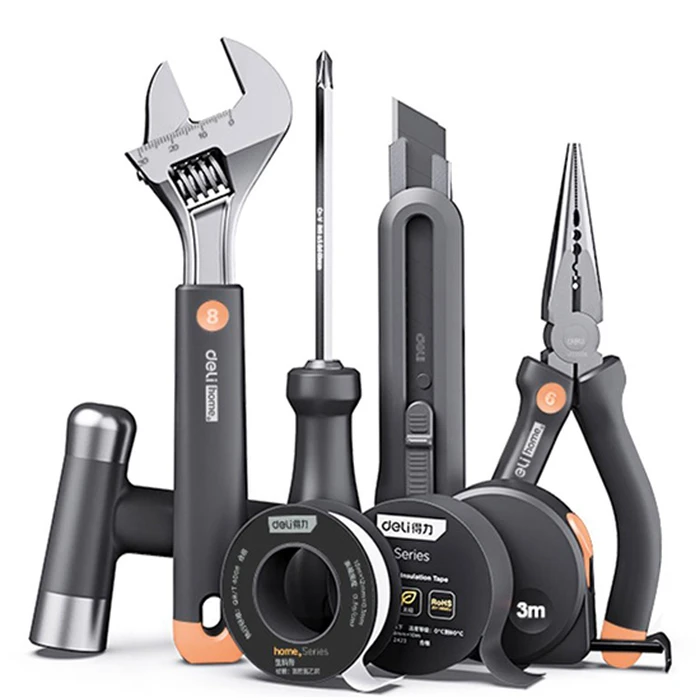 Σετ Εργαλείων Χειρός Deli Ht0008C, 8Τμχ