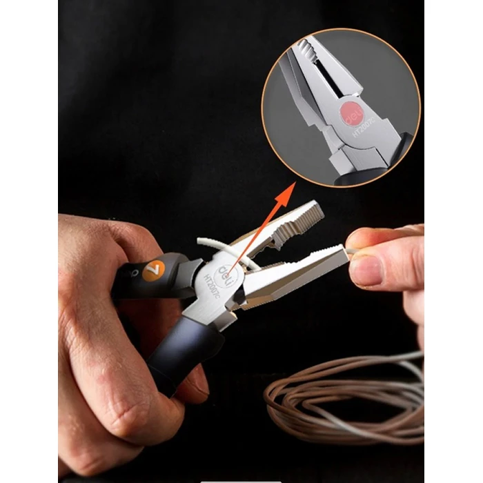 Πένσα Deli Ht2007C Με Αντιολισθητικές Λαβές, 180Mm