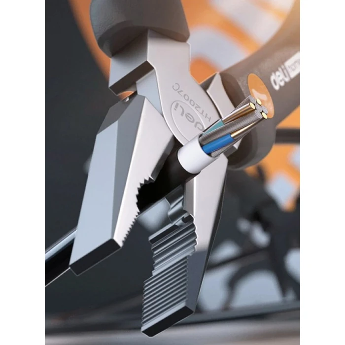 Πένσα Deli Ht2007C Με Αντιολισθητικές Λαβές, 180Mm