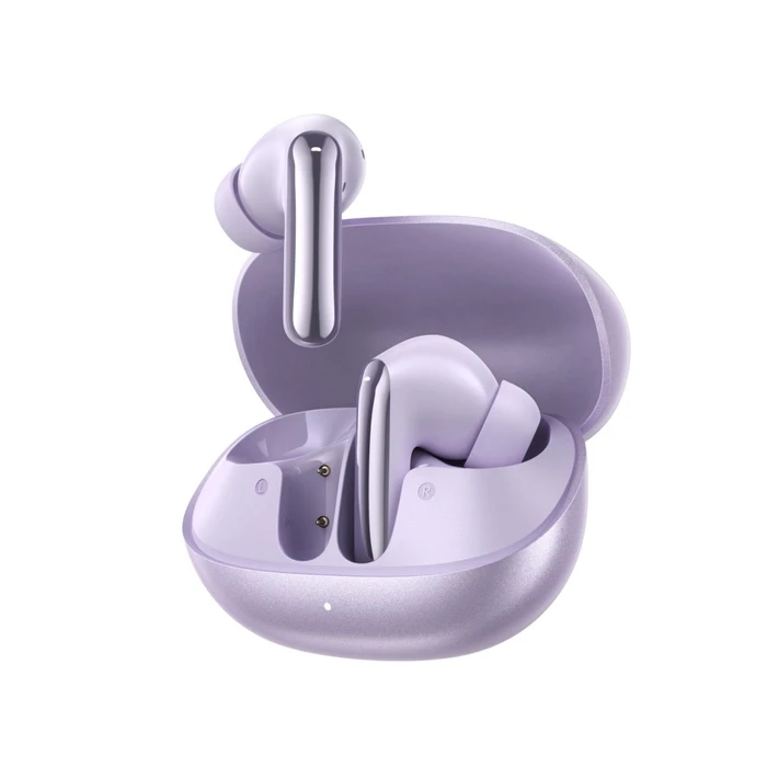 QCY MeloBuds N20 Bluetooth Handsfree Ακουστικά με Αντοχή στον Ιδρώτα και Θήκη Φόρτισης Μωβ