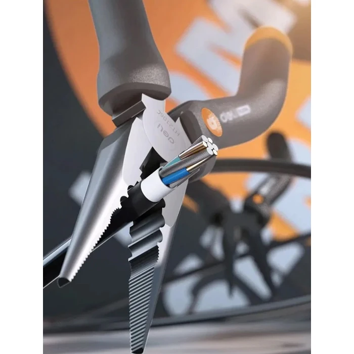 Μυτοτσίμπιδο Deli Ht2106C Με Αντιολισθητικές Λαβές, 170Mm