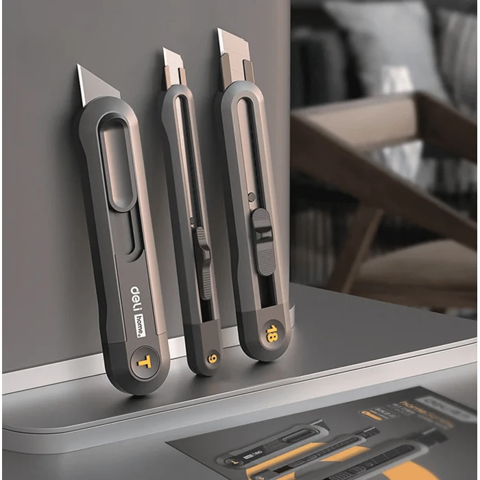 Σετ Κοπίδια Deli HT4003 με κλείδωμα & άμεσο άνοιγμα, 9/18/20mm, Μαύρο, 3τμχ