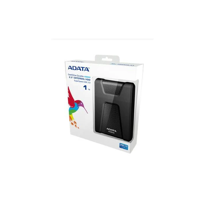 Εξωτερικός Σκληρός Δίσκος 1TB Adata 2,5 DashDrive Durable HD650 AHD650-1TU3-CBK Black