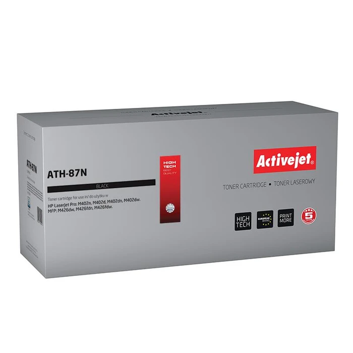 Toner Συμβατό Activejet ATH-87N για HP CF287A