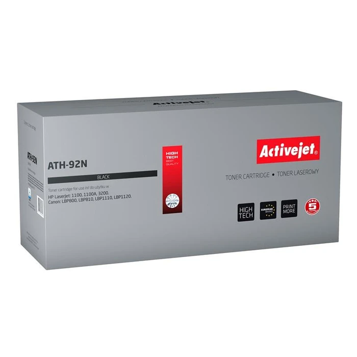 Toner Συμβατό Activejet ATH-92N για HP C4092A Canon EP-22