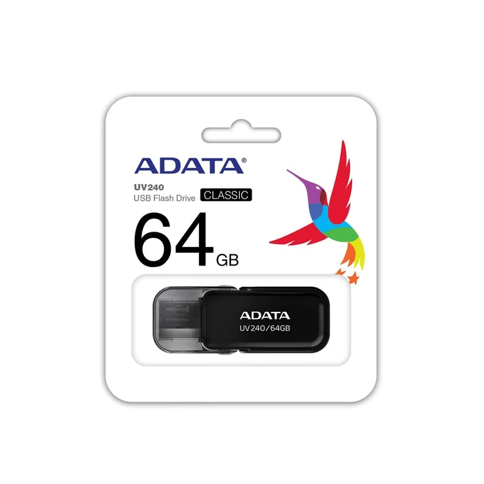 USB Flash 64GB Adata UV240 AUV240-64G-RBK USB 2.0 Red