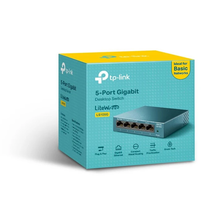 Network Switch TP-Link TL-LS105G 5x 10/100/1000Mbps v1