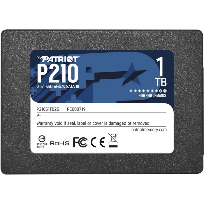 Σκληρός Δίσκος SSD 1TB Patriot P210 Serial ATA III