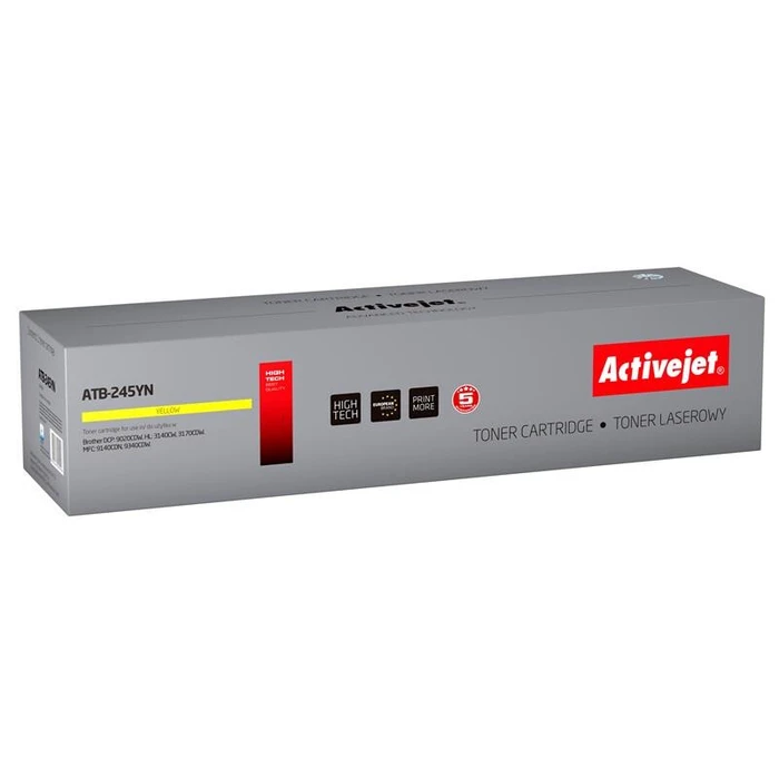 Toner Συμβατό Activejet ATB-245YN για Brother TN-245Y